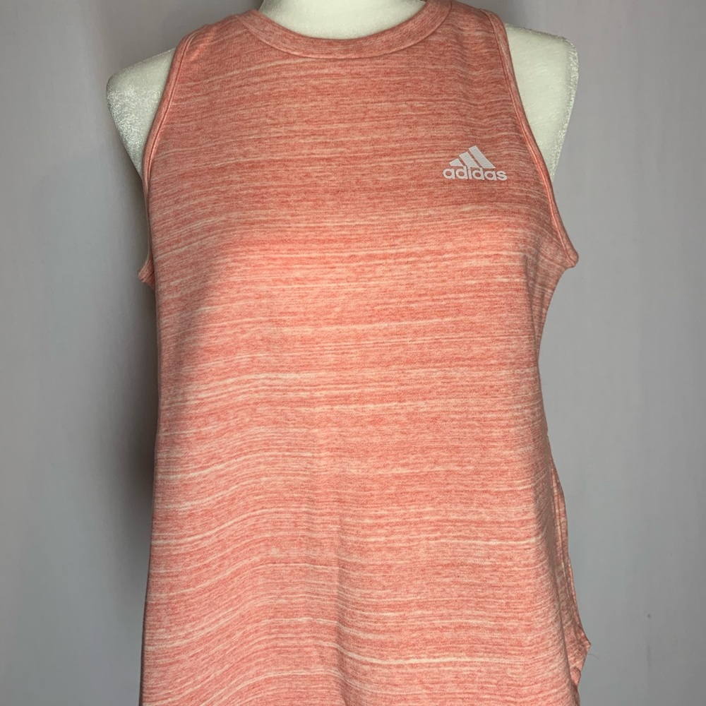 NWT! Adidas peach/pinky color. Tank top size M